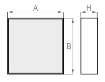 ГАБАРИТНЫЕ ХАРАКТЕРИСТИКИ
